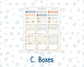 Kit 0300 - HP Big - Monthly Kit - October - Autumn Stroll - For Big Happy Planner
