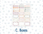 Kit 0293 - HP Big - Monthly Kit - September - Fleur de Provence - For Big Happy Planner