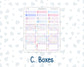 Kit 0252 - HP Big - Monthly Kit - February - Tokyo Candy Cloud - For Big Happy Planner