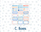 Kit 0268 - HP Big - Monthly Kit - June - Sea Sweeties - For Big Happy Planner