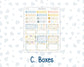 Kit 0265 - HP Big - Monthly Kit - May - Honeybee Sky - For Big Happy Planner