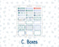 Kit 0247 - HP Big - Monthly Kit - December - Snow Day Adventures - For Big Happy Planner