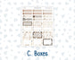 Kit 0303 - HP Big - Monthly Kit - November - Into The Woods - For Big Happy Planner