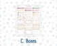Kit 0232 - HP Big - Monthly Kit - September - Heirloom Garden - For Big Happy Planner