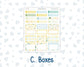 Kit 0227 - HP Big - Monthly Kit - July - Lemon Grove - For Big Happy Planner