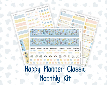 Kit 0265 - HP Classic - Monthly Kit - May - Honeybee Sky - For Classic Happy Planner
