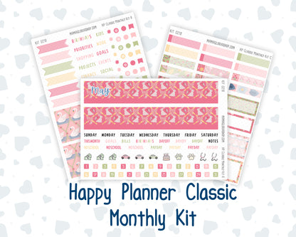 HP - Monthly - Kit 0218 - Mother's Love- May- For Classic Happy Planner