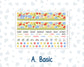 Kit 0269 - HP Classic - Monthly Kit - June - Dolce Mare - For Classic Happy Planner
