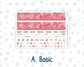 Kit 0254 - HP Classic - Monthly Kit - February - Valentine Village - For Classic Happy Planner