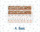 Kit 0296 - HP Classic - Monthly Kit - September - Coffee Break - For Classic Happy Planner