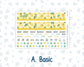 Kit 0227 - HP Classic - Monthly Kit - July - Lemon Grove - For Classic Happy Planner