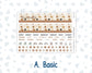 Kit 0303 - HP Classic - Monthly Kit - November - Into The Woods - For Classic Happy Planner