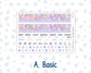 Kit 0252 - HP Classic - Monthly Kit - February - Tokyo Candy Cloud - For Classic Happy Planner