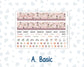 Kit 0293 - HP Classic - Monthly Kit - September - Fleur de Provence - For Classic Happy Planner