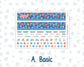 Kit 0268 - HP Classic - Monthly Kit - June - Sea Sweeties - For Classic Happy Planner