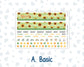 Kit 0277 - HP Classic - Monthly Kit - August - Sunflower Drama Club - For Classic Happy Planner
