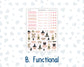 Kit 0297 - HP Classic - Monthly Kit - October - Pink Spell - For Classic Happy Planner