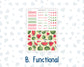 Kit 0276 - HP Classic - Monthly Kit - July - Melon Crush - For Classic Happy Planner