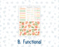 Kit 0228 - HP Classic - Monthly Kit - August - Just Peachy - For Classic Happy Planner