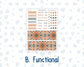 Kit 0237 - HP Classic - Monthly Kit - October - Forest Folk - For Classic Happy Planner