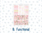 Kit 0294 - HP Classic - Monthly Kit - September - Rosy Reveria - For Classic Happy Planner
