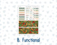 Kit 0242 - HP Classic - Monthly Kit - November - Cottage Autumn - For Classic Happy Planner