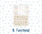 Kit 0261 - HP Classic - Monthly Kit - April - Llama Spring - For Classic Happy Planner
