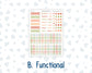 Kit 0235 - HP Classic - Monthly Kit - September - Apple Orchard - For Classic Happy Planner