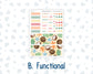 Kit 0271 - HP Classic - Monthly Kit - June - Strawberry Shore - For Classic Happy Planner