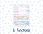 Kit 0252 - HP Classic - Monthly Kit - February - Tokyo Candy Cloud - For Classic Happy Planner