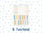 Kit 0265 - HP Classic - Monthly Kit - May - Honeybee Sky - For Classic Happy Planner