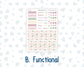 Kit 0232 - HP Classic - Monthly Kit - September - Heirloom Garden - For Classic Happy Planner