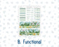 Kit 0264 - HP Classic - Monthly Kit - May - Spring Walk - For Classic Happy Planner