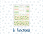 Kit 0256 - HP Classic - Monthly Kit - March - Froggy Luck - For Classic Happy Planner