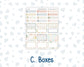 Kit 0261 - HP Classic - Monthly Kit - April - Llama Spring - For Classic Happy Planner