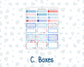 Kit 0224 - HP Classic - Monthly Kit - July - Patriotic Parade - For Classic Happy Planner