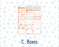 Kit 0235 - HP Classic - Monthly Kit - September - Apple Orchard - For Classic Happy Planner