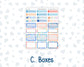 Kit 0268 - HP Classic - Monthly Kit - June - Sea Sweeties - For Classic Happy Planner