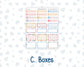 Kit 0270 - HP Classic - Monthly Kit - June - Beachside Bliss - For Classic Happy Planner