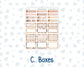 Kit 0296 - HP Classic - Monthly Kit - September - Coffee Break - For Classic Happy Planner