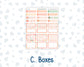Kit 0278 - HP Classic - Monthly Kit - August - Oops, All Peaches - For Classic Happy Planner