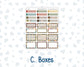 Kit 0302 - HP Classic - Monthly Kit - November - Thankful Season - For Classic Happy Planner