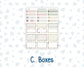 Kit 0257 - HP Classic - Monthly Kit - March - Blush Garden - For Classic Happy Planner
