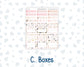 Kit 0297 - HP Classic - Monthly Kit - October - Pink Spell - For Classic Happy Planner