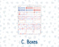 Kit 0273 - HP Classic - Monthly Kit - July - Americana In Bloom - For Classic Happy Planner
