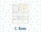 Kit 0265 - HP Classic - Monthly Kit - May - Honeybee Sky - For Classic Happy Planner