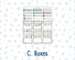 Kit 0275 - HP Classic - Monthly Kit - July - Tropical Safari Blush - For Classic Happy Planner