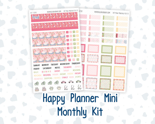 HP - Monthly - Kit 0218- Mother's Love- May- For Mini Happy Planner