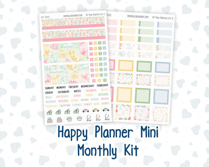 Kit 0260 - HP Mini - Monthly Kit - April - Pastel Egg Hunt - For Mini Happy Planner