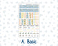 Kit 0265 - HP Mini - Monthly Kit - May - Honeybee Sky - For Mini Happy Planner